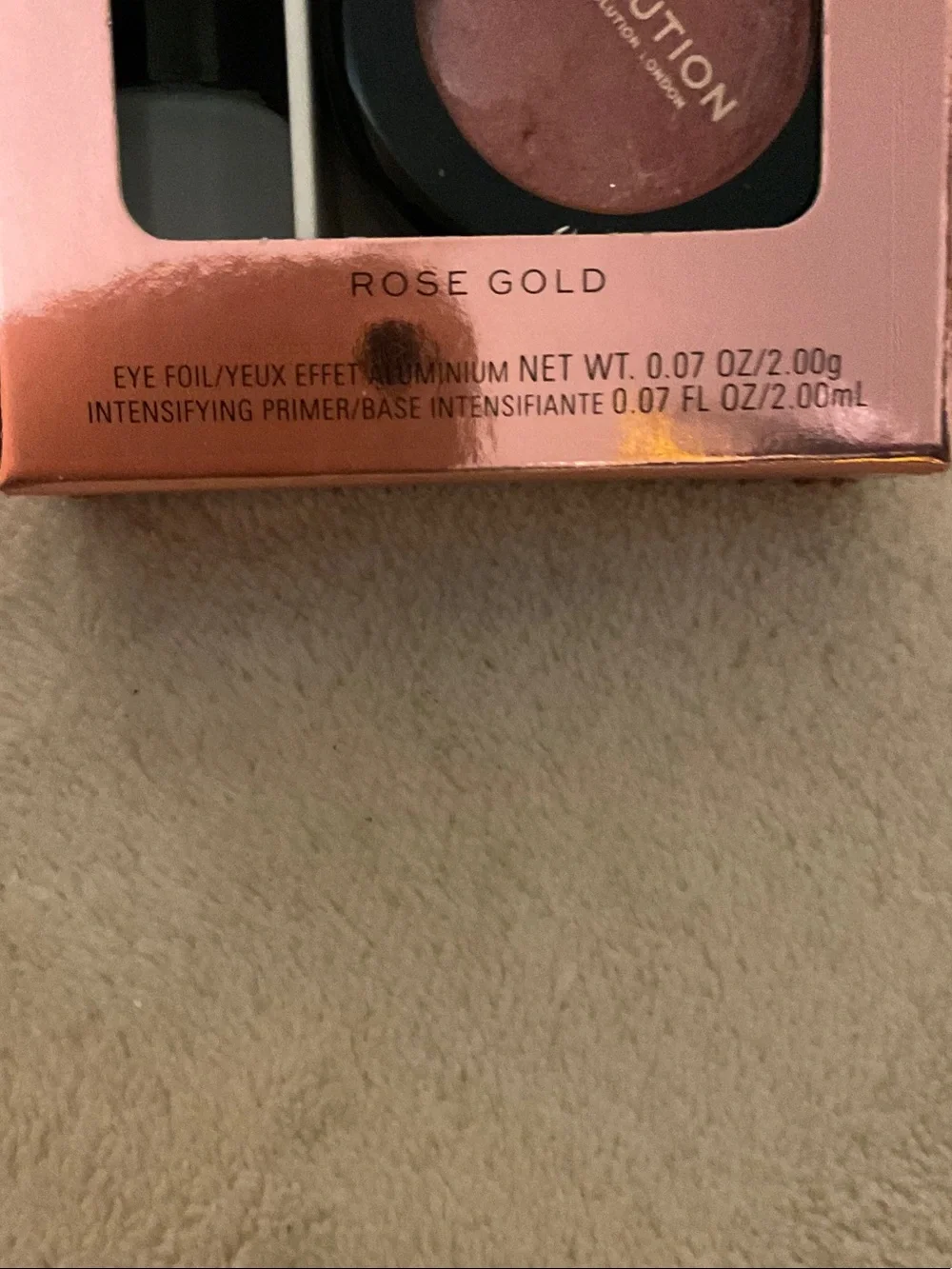Revolution Flawless Foils Eye Shadow - Rose Gold Shimmer